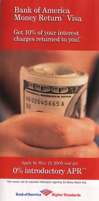 Get 10% of your interest back... and a 0% APR!