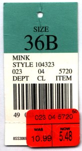 i got hit by a mink bra