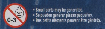 Warning: Small parts may be generated