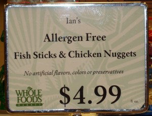 Allergen Free Fish Sticks