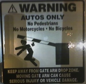 Gate Smasher Sign