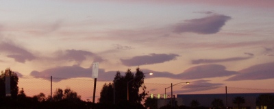 Lenticular Clouds on the Horizon