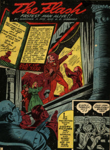 Flash Comics #39: stage rehearsal