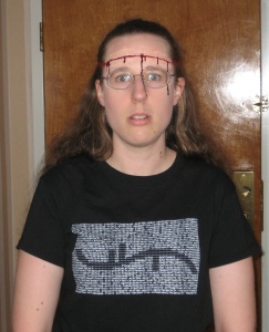 Katie as Sylar victim