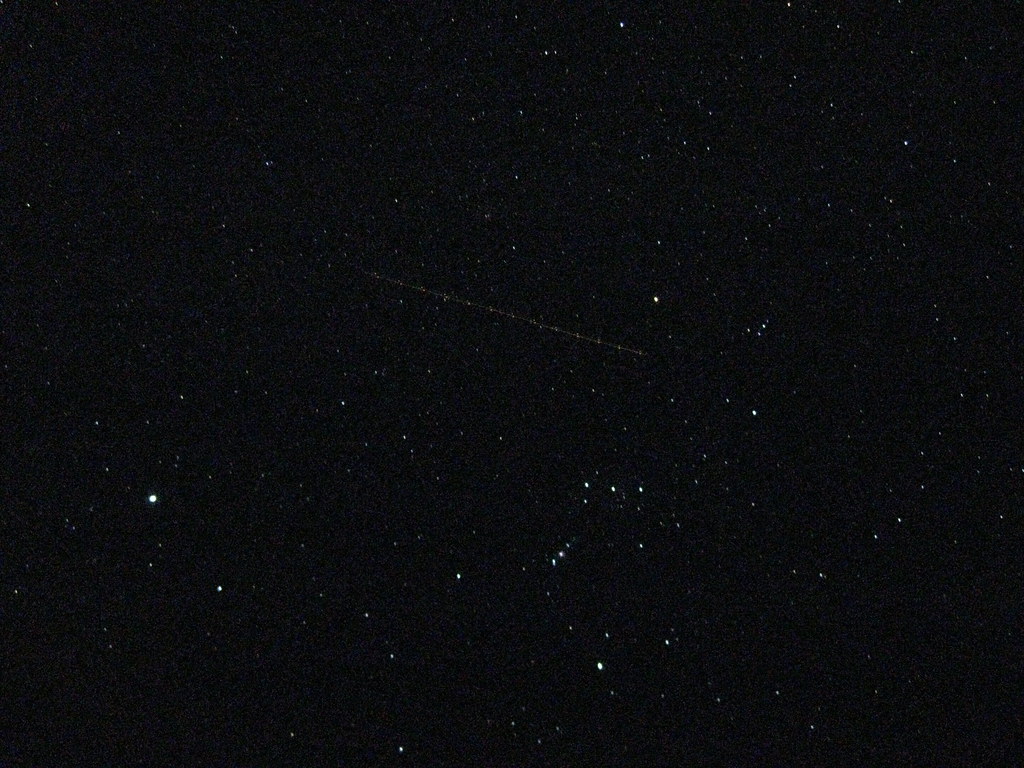 Orion, Sirius, and Airplane