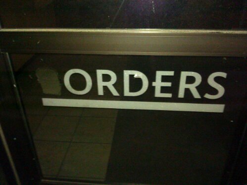 ORDERS