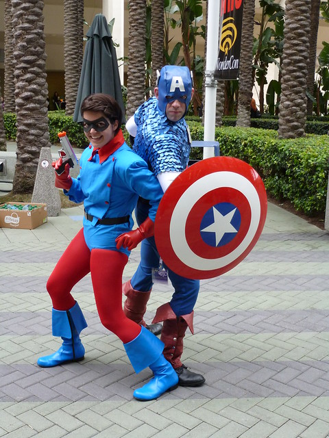 Captain America and Bucky