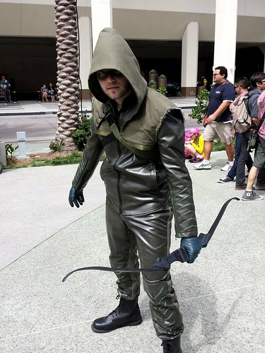 Cosplay of Green Arrow - I mean Arrow - I mean The Vigilante