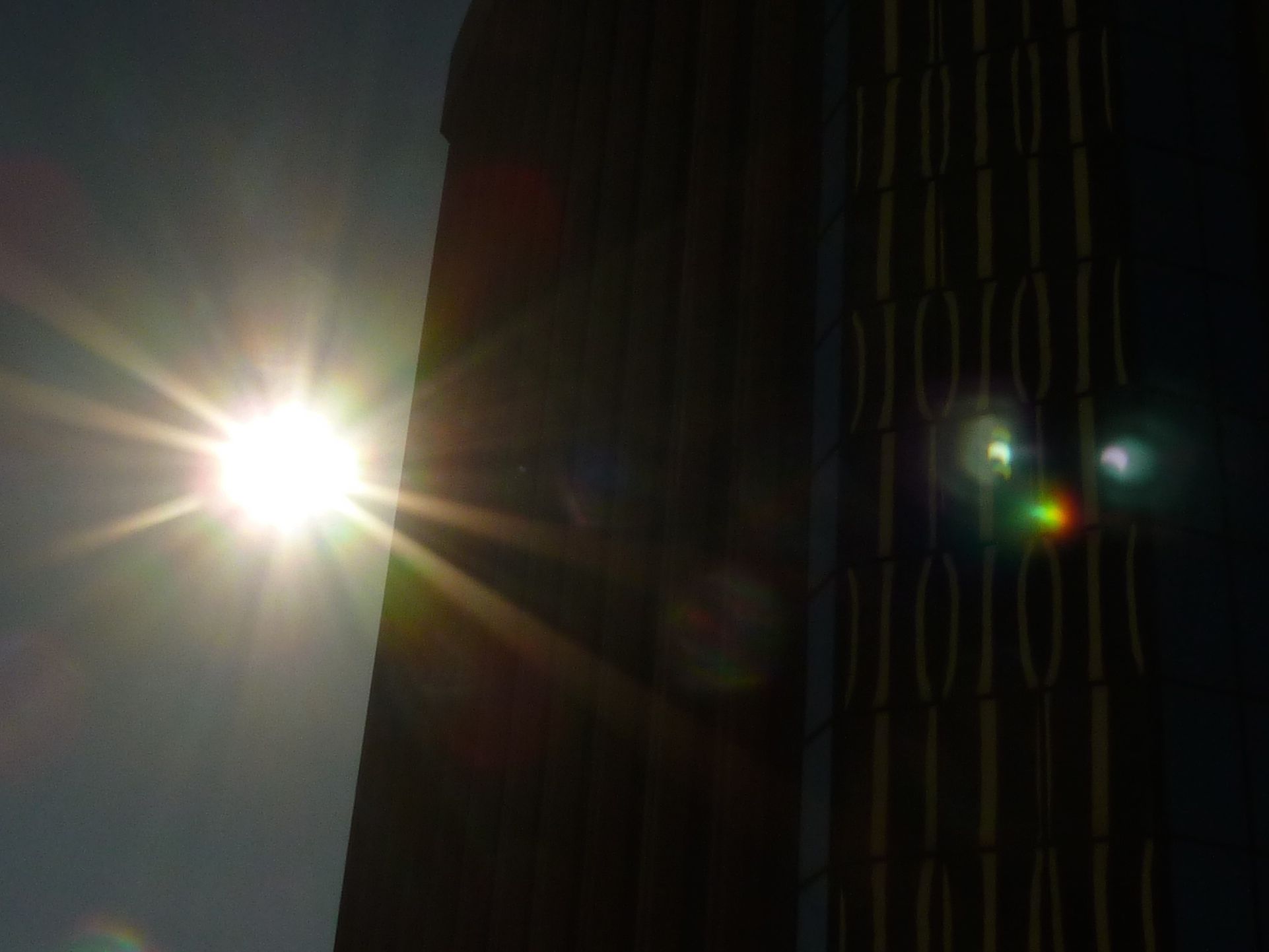 Eclipse: Multicolored Lens Flare