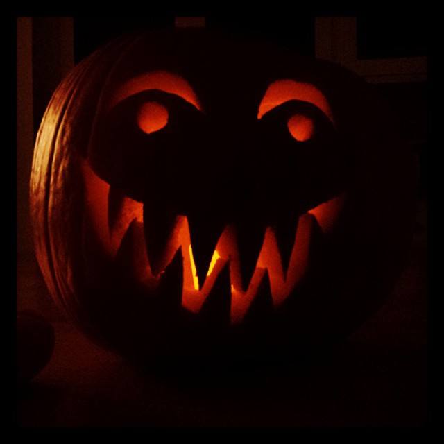 Grinning Jack-O-Lantern