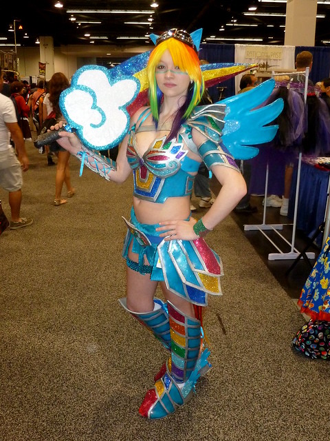 Warrior Rainbow Dash.