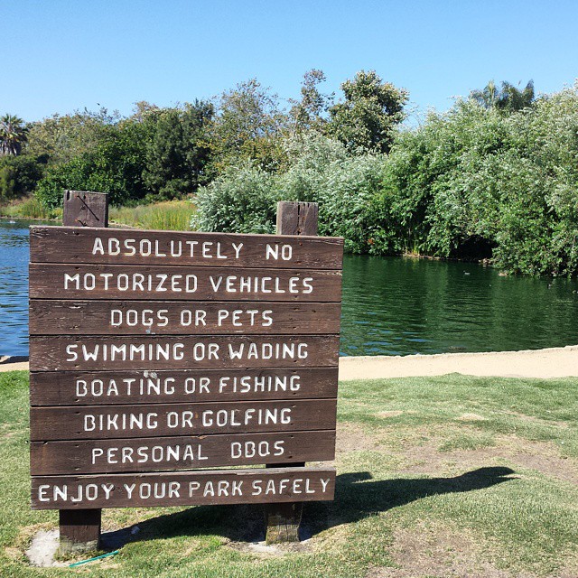 Enjoy your park safely.