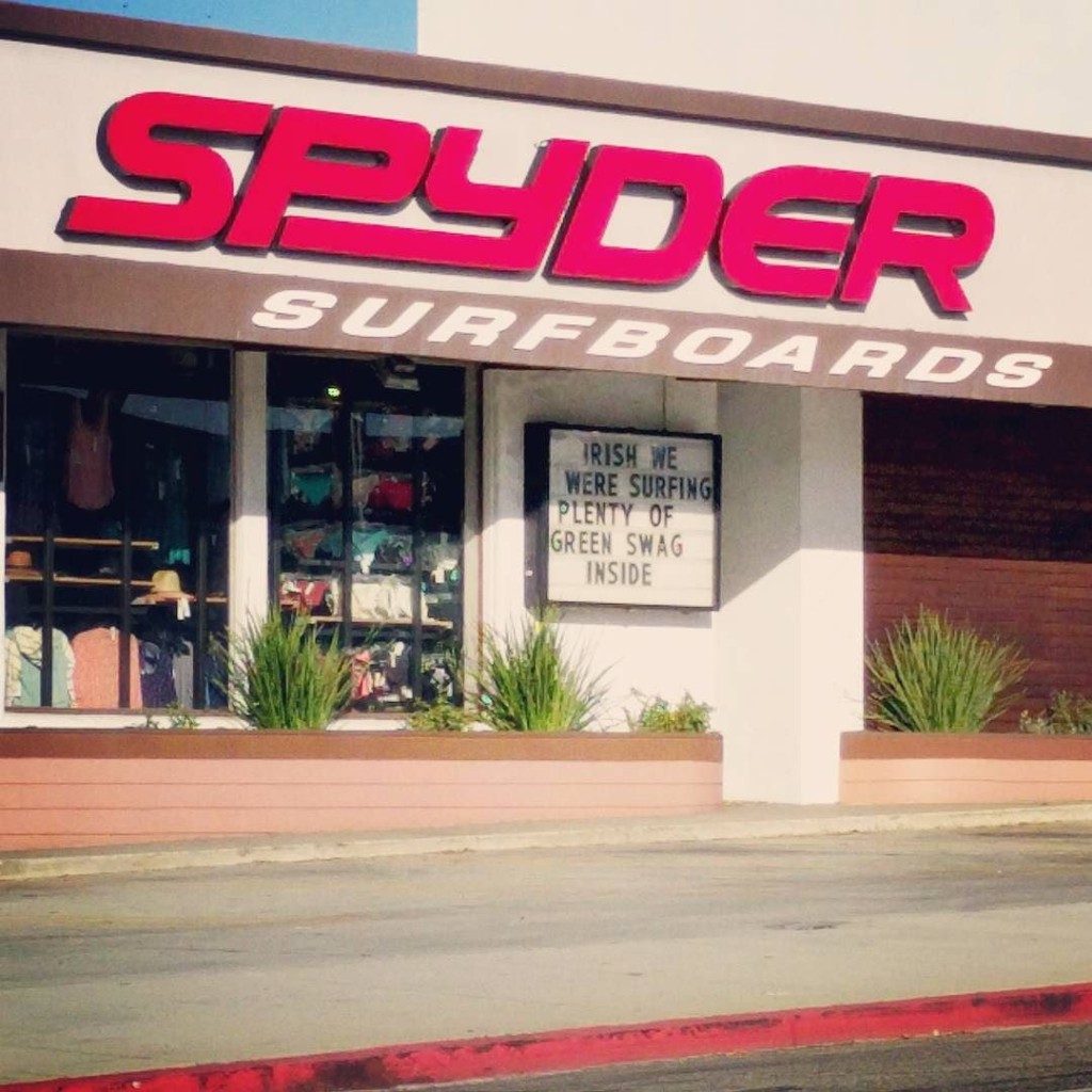 Spyder: Irish we were surfing.